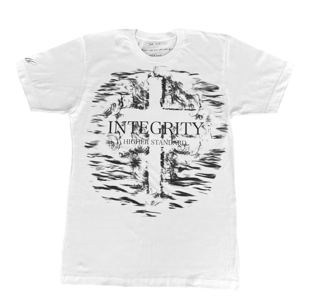 INTEGRITY/ Acts 2:38 white -T shirt