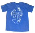 Integrity/Fruit of the spirit Stone washed T shirt baby blue