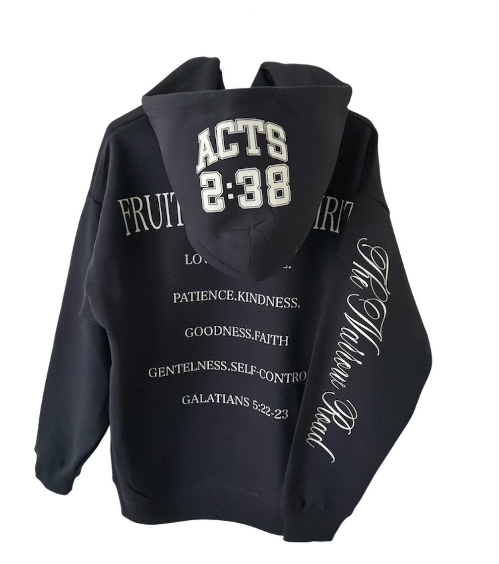 Integrity hoodie/Acts 2:38 print
